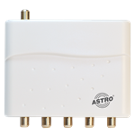 Versterker voor ontvangsttechniek Astro 1-in, 5-uit Versterker voor ontvangsttechniek Astro 1-in, 5-uit
